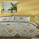 image 4 of Morocco Print Duvet Cover Set - Single - Yellow | Multi | Single