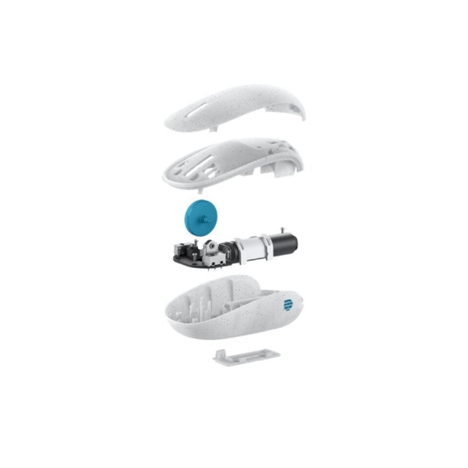 image 1 of Microsoft Modern Ocean Plastic Bluetooth Mouse - White I38-000-OCEAN