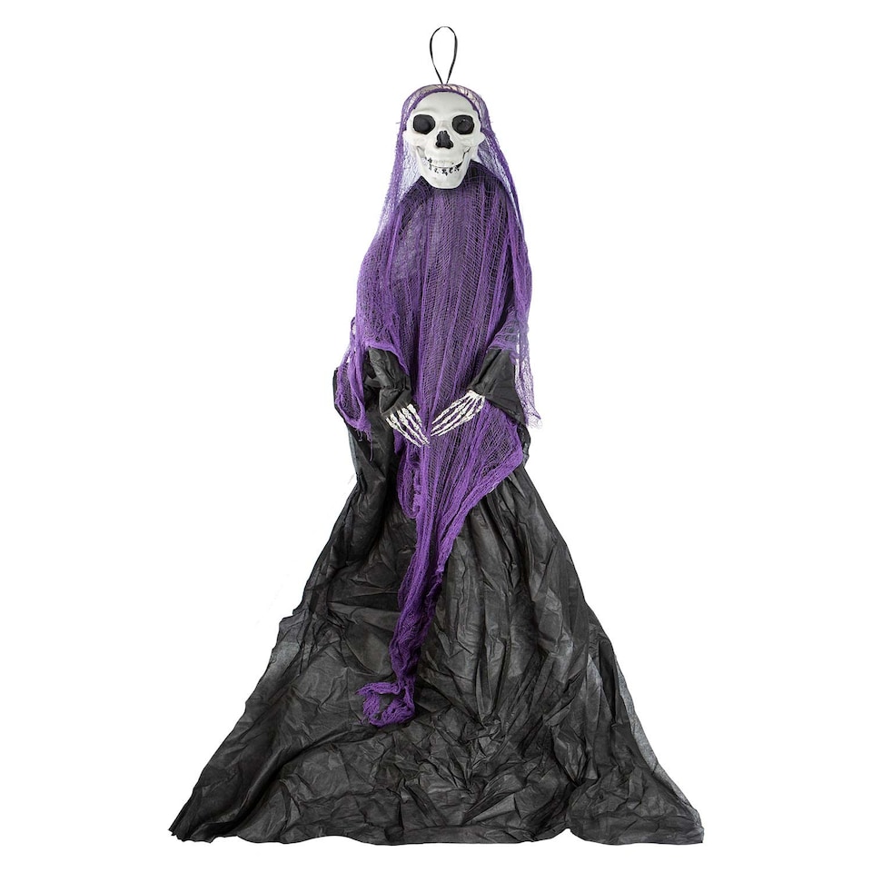image 1 of PMS 7ft Hanging Halloween Decoration, Pumpkin Orange