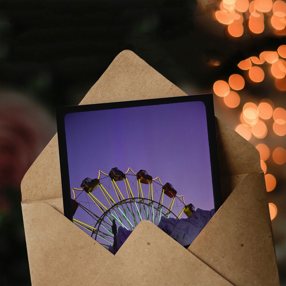 image 1 of John Margolies Art Card Wonderland at Dusk Ocean City New Jersey