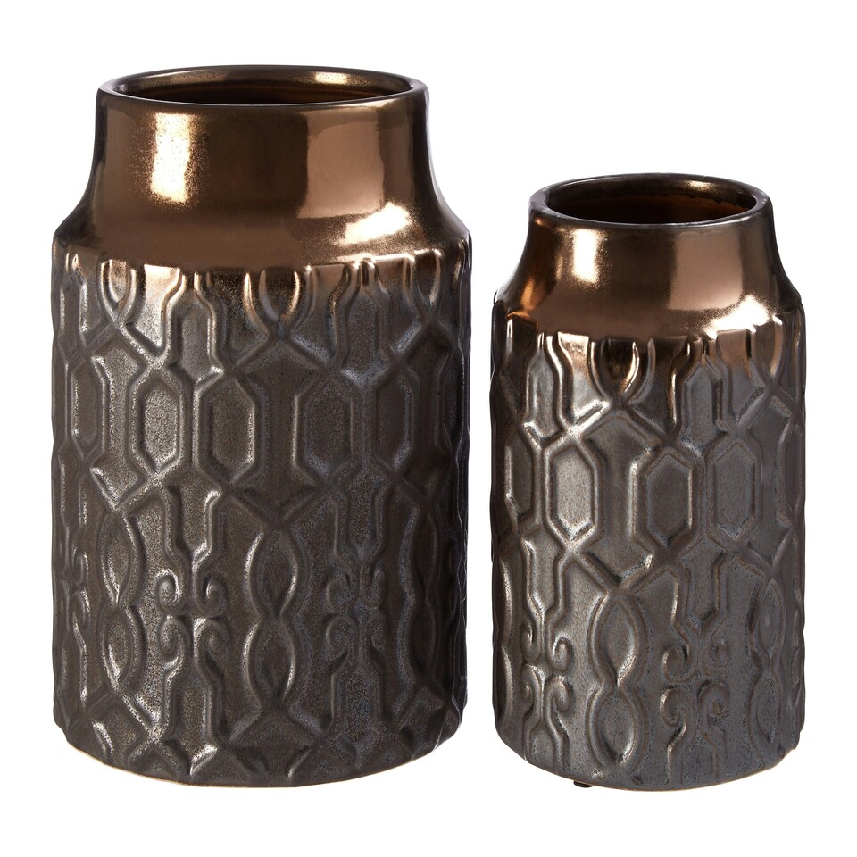 image 1 of Zircon Large Planter Brown