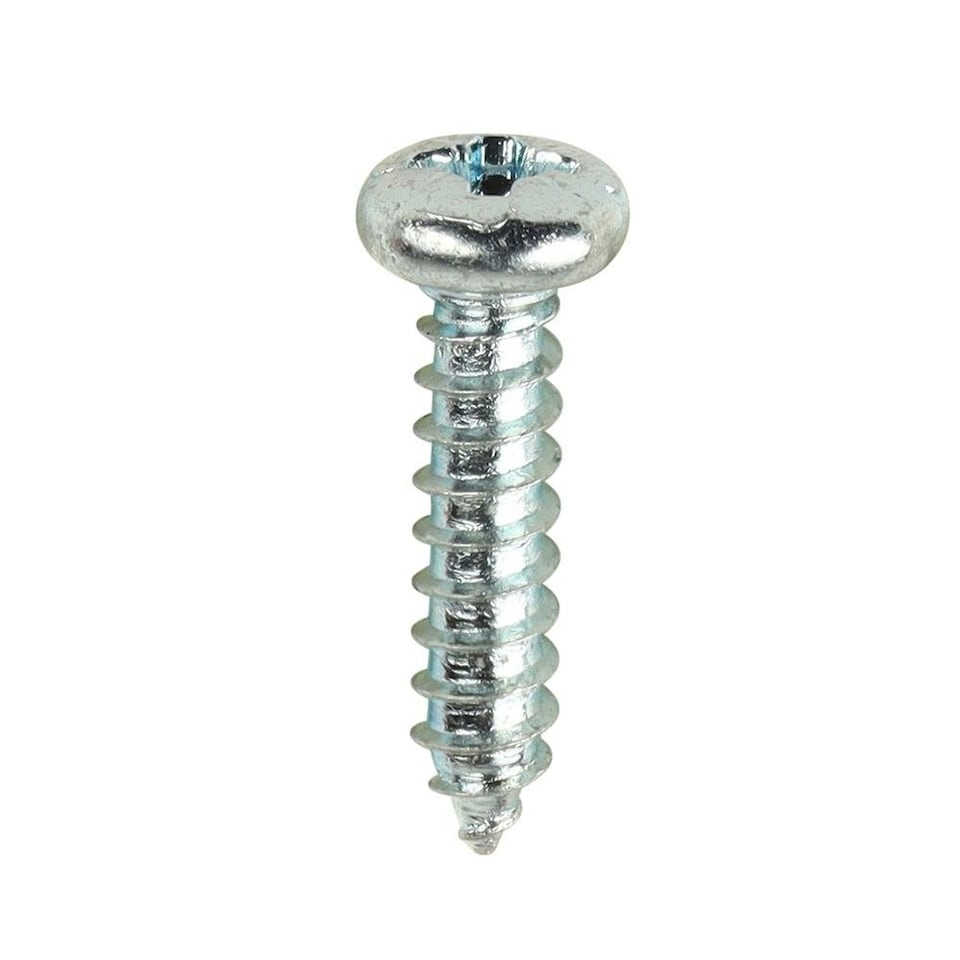 image 1 of Timco - Self-Tapping Screws - PZ - Pan - Zinc (Size 4 x 1/2 - 200 Pieces)