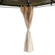 image 8 of Outsunny 3.6x3(m) Hardtop Gazebo Garden Pavilion w/ Polycarbonate Roof, Brown