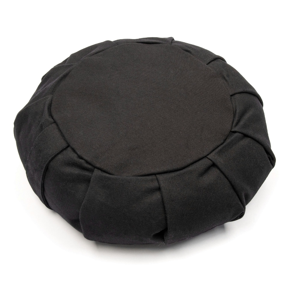 image 1 of Myga Black Zafu Yoga Meditation Cushion