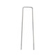 image 6 of 100x Galvanised Steel Weed Membrane Pins Ground Stakes Garden Pegs - 6 inch