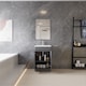 image 6 of AICA 500mm Matte Anthracite Bathroom Vanity Unit With Basin Double Door Floor Standing Design Flat Packed