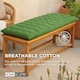 image 5 of Homescapes Garden Bench Cushion Luxury 3 Seater 100% Cotton Indoor Outdoor Seat Pad Green | 143 x 48 cm