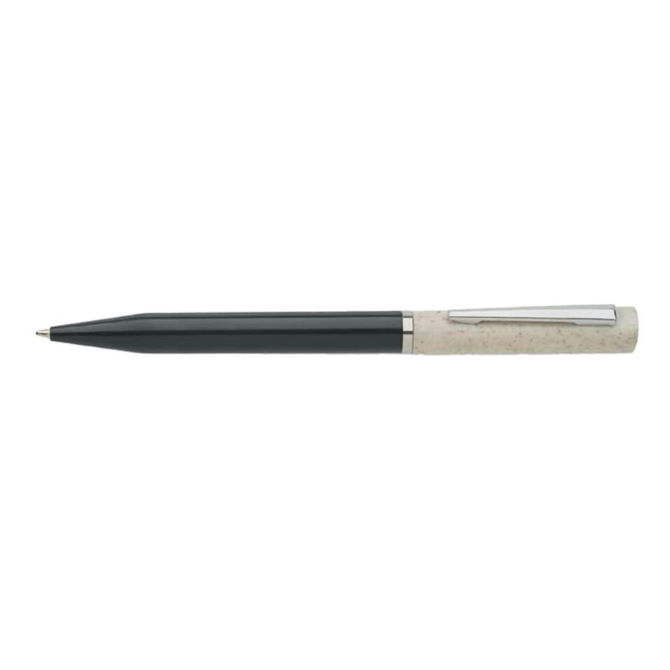image 1 of MidOcean Maipen Ballpoint Pen - White/Black - 14.2cm x 0.9cm x 1.1cm