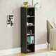 image 2 of Vida Designs Oxford 5 Tier Cube Bookcase Display Storage, Black