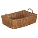 image 4 of Medium Wicker Rectangular Display Basket Brown | Brown