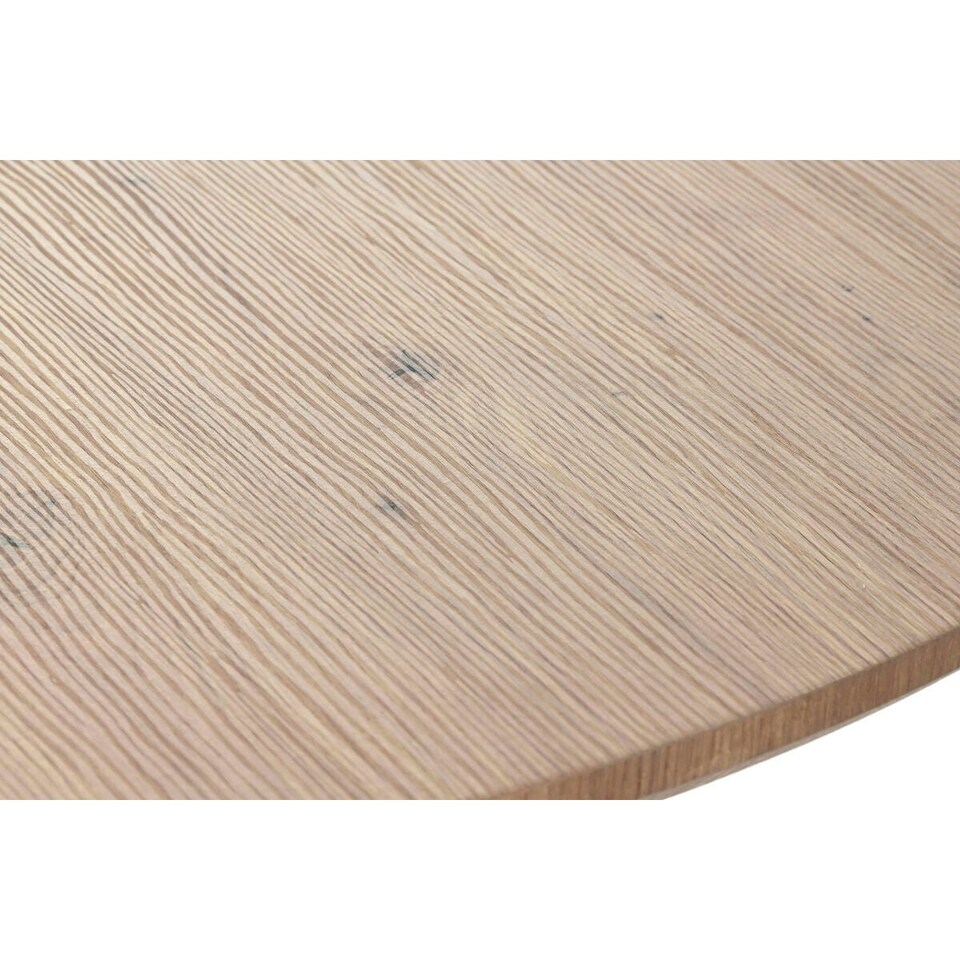 image 1 of Dining Table Home ESPRIT White Brown Iron MDF Wood 120 x 120 x 75 cm N/A