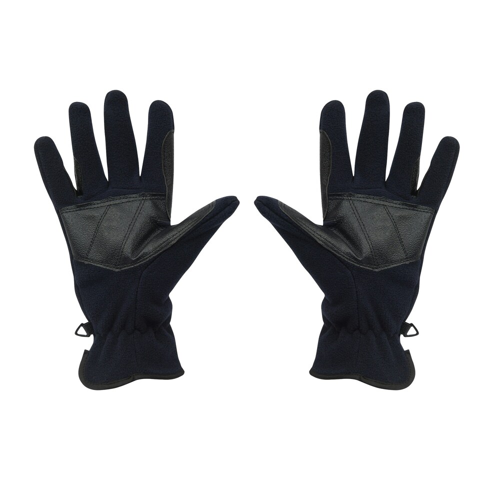 image 1 of Dublin Adults Unisex Polar Fleece Riding Gloves - Navy - X-Small Blue | X-Small