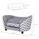 image 4 of PawHut Dog Sofa Pet Couch for XS Dogs w/ Removable Sponge Padded Cushion - Grey