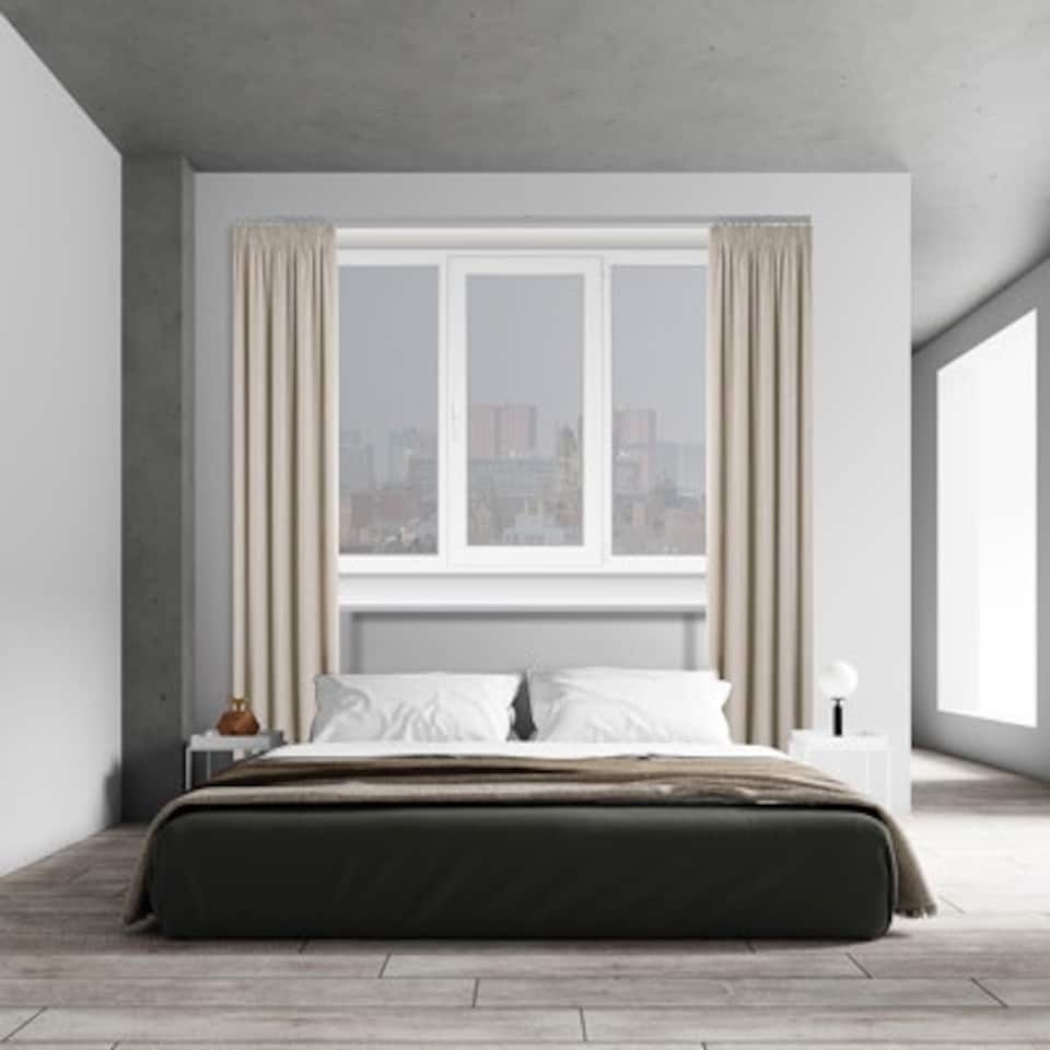 image 1 of 450cm Silver Fineline Aluminium Curtain Track | Silver | Silver