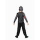 image 2 of Bristol Novelty Childrens/Kids Black Knight Costume Set - Black/Grey/Red - 3-4 Years 3