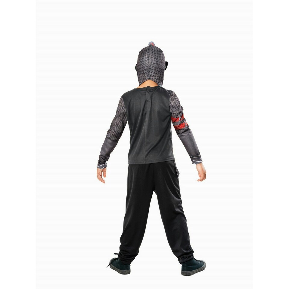 image 1 of Bristol Novelty Childrens/Kids Black Knight Costume Set - Black/Grey/Red - 3-4 Years 3