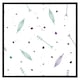 image 2 of Cute cartoon pattern with feathers and arrows in boho style (Picutre Frame) White | XS