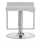 image 1 of Interiors by Premier Lago White Gas Lift Stool