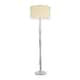 image 3 of ValueLights Victoria Grey Wood Floor Lamp Cream Shade