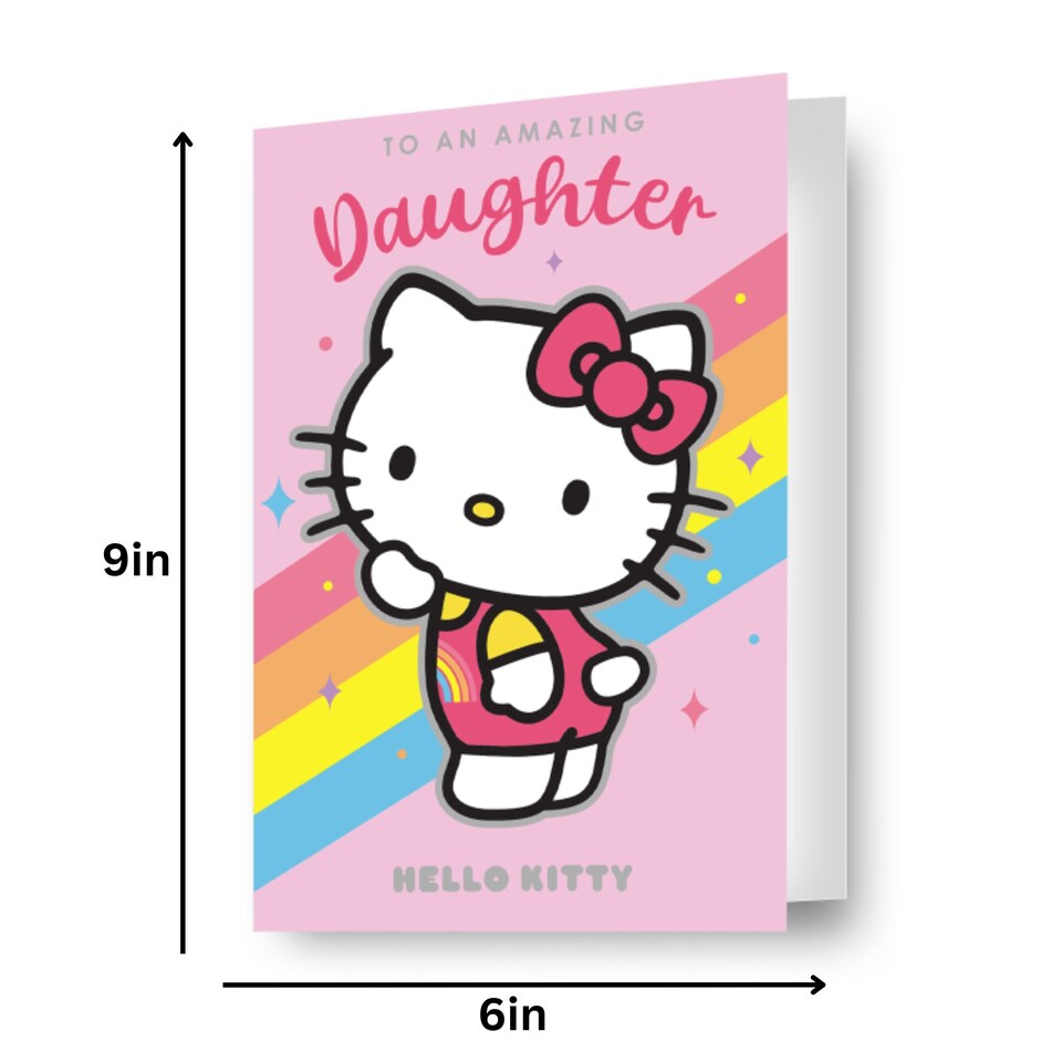 image 1 of Hello Kitty Daughter Birthday Card