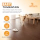 image 4 of NOVECRAFTO Self Adhesive Vinyl Floor Planks – Peel & Stick Flooring – Brown Wood Effect – Easy DIY Installation – Durable & Waterproof Tiles | Brown | 2.78 sqm