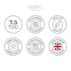 image 7 of MHG Living 7.5 Tog Summer Striped Duvet|Anti-Allergy Hypoallergenic Hollowfibre Quilt-Super King
