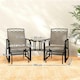 image 7 of Outsunny 2-Person Outdoor Glider Rocker Chair with Center Table for Backyard