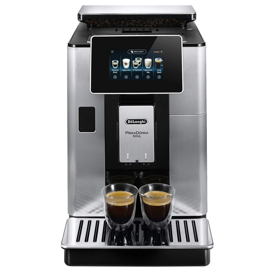 image 1 of Delonghi Primadonna Soul Bean to Cup Automatic Coffee Machine, Silver