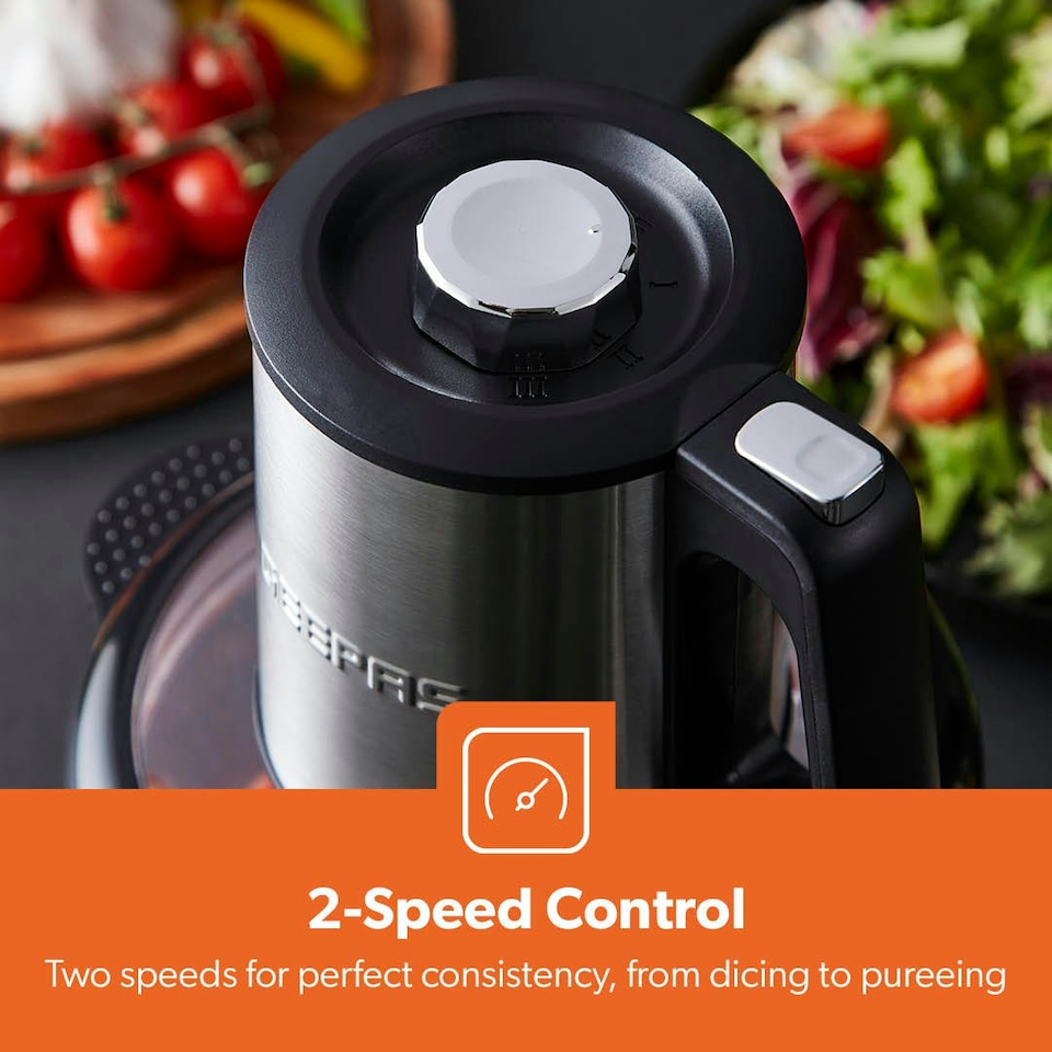 image 1 of GEEPAS Mini Food Processor, 2L | 500W