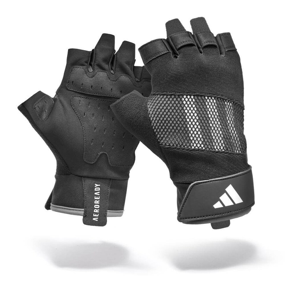 image 1 of Adidas Performance Aeroready Weightlifting Gloves, Grey — XL | Grey | Grey | XL