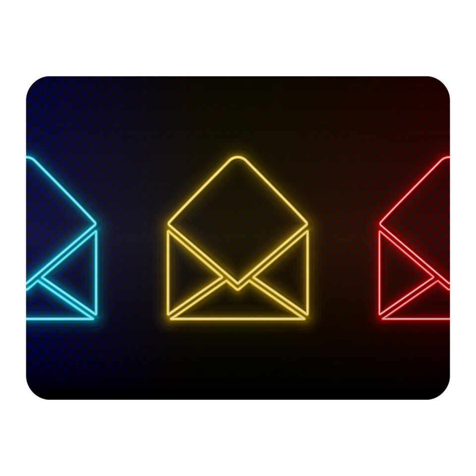 image 1 of Neon Email Set Blanket | Multi