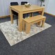 image 7 of Dining Table Set with 2 Chairs Dining Room and Kitchen table set of 2, and Benches Black