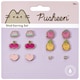 image 6 of Pusheen The Cat Fruits Themed Stud Earring Set