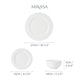 image 7 of Mikasa Dinner Set White Bone China 12 Piece