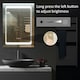 image 6 of kleankin LED Lighted Bathroom Mirror Cabinet W/ LED Lights Shelves Wall-mounted
