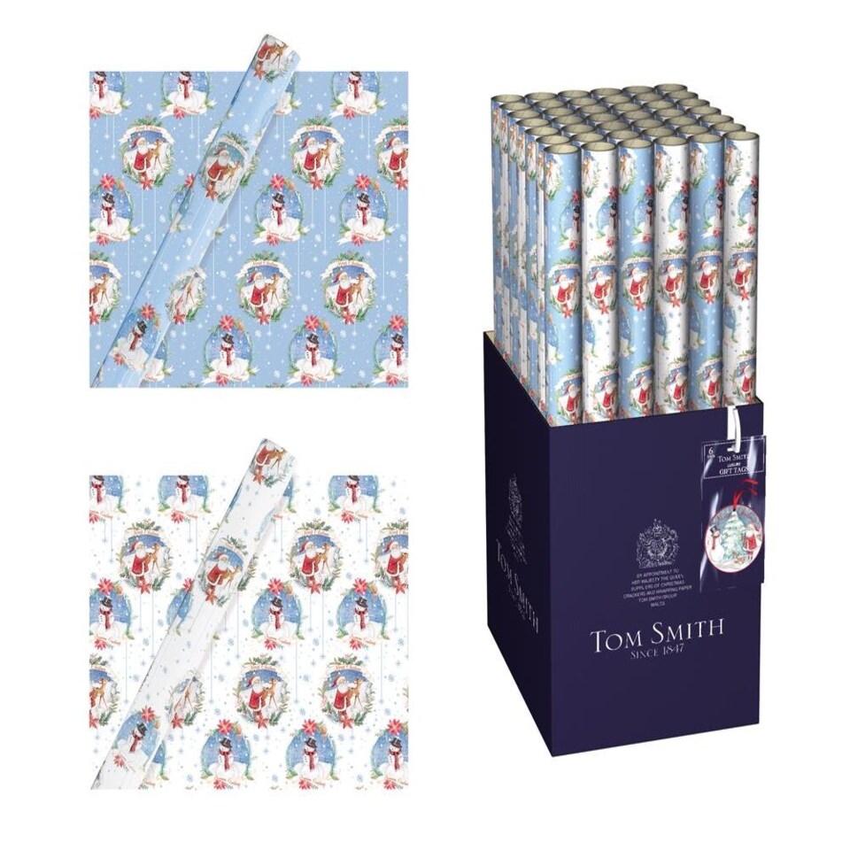 4m Forest Friends Design Christmas Gift Wrapping Paper Tesco Groceries