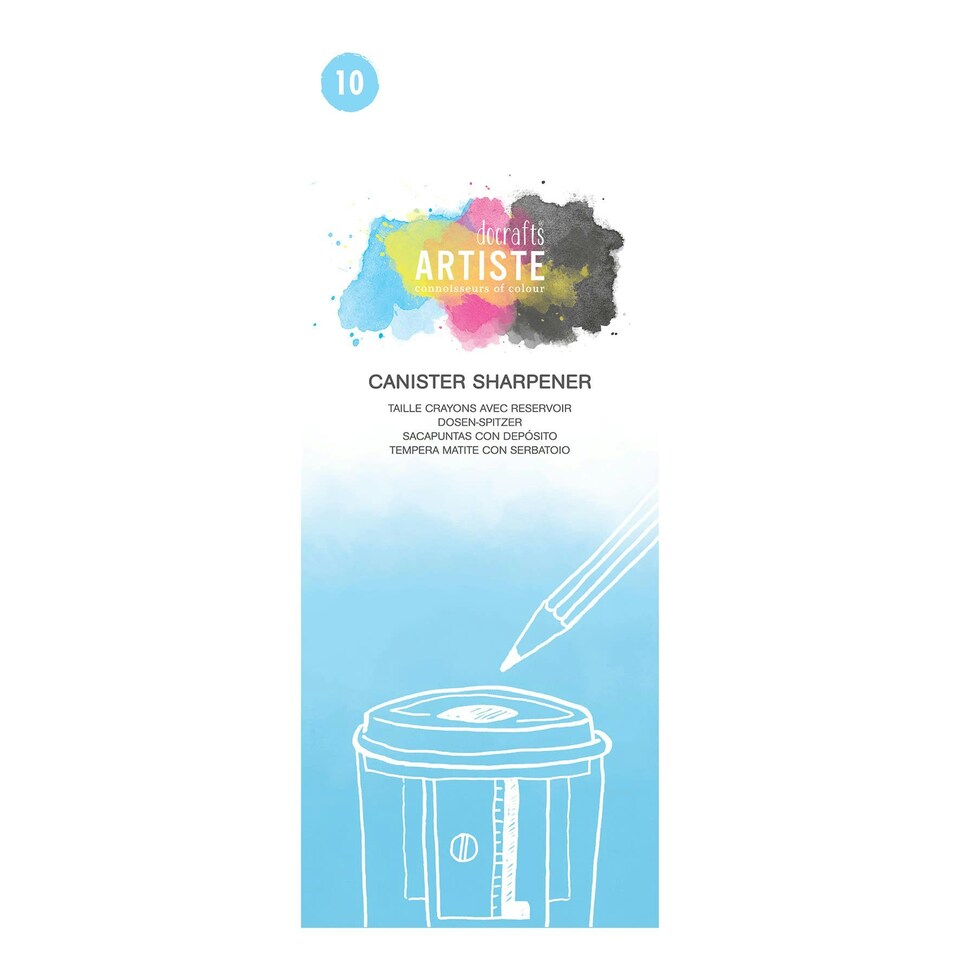image 1 of Artiste Canister Sharpener, Blue, Box of 10, Box