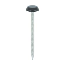 Timco - Polymer Headed Nails - A4 Stainless Steel - Black (Size 50mm - 100 Pieces)