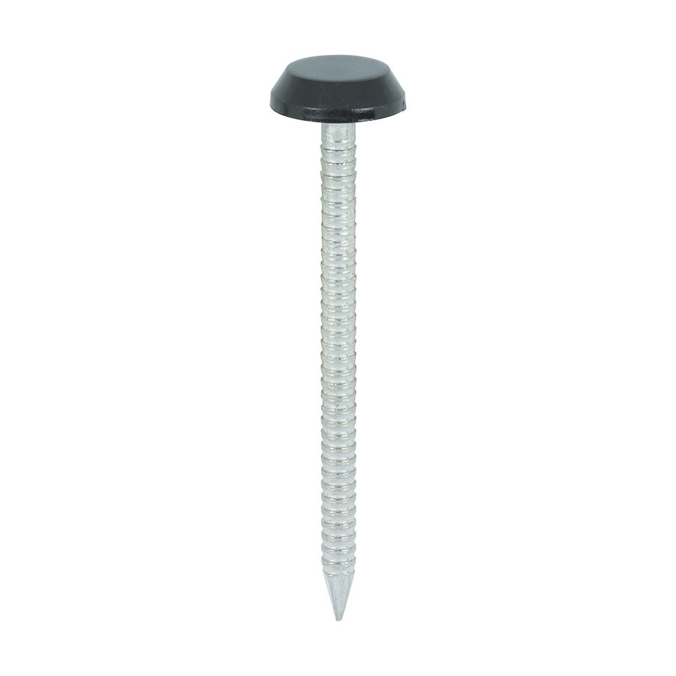 image 1 of Timco - Polymer Headed Nails - A4 Stainless Steel - Black (Size 50mm - 100 Pieces)