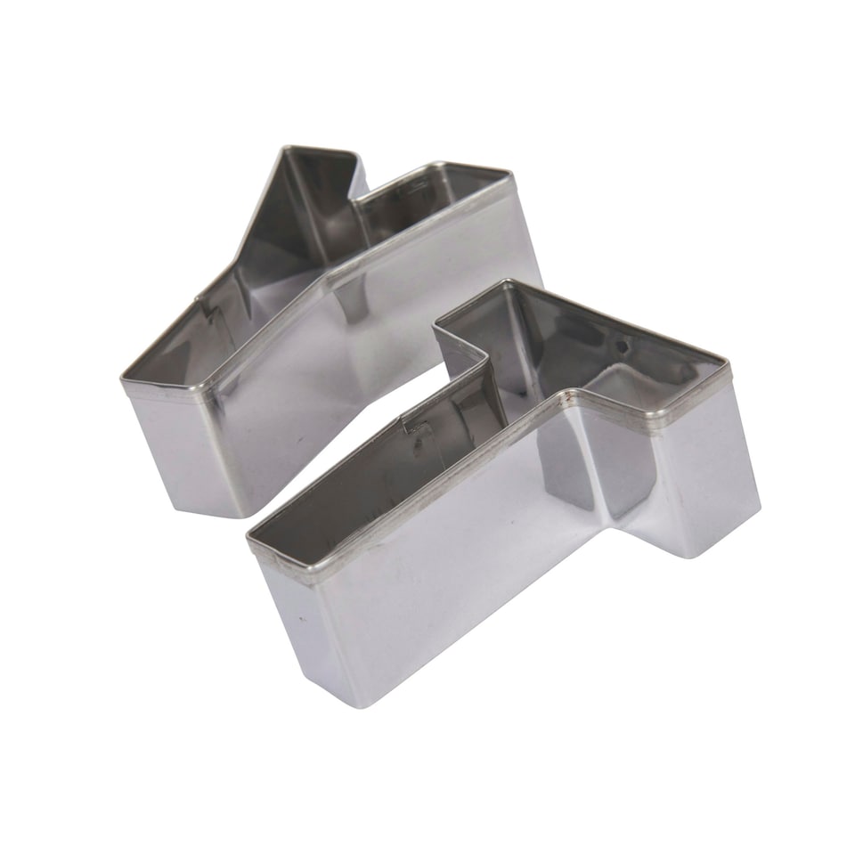 image 1 of KitchenCraft Cookie Cutter Set Metal Alphabet 35pc