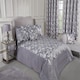 image 2 of Meadows Bedspread Silver Grey | Grey