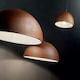 image 2 of Folk 1 Light Dome Ceiling Pendant Light Weathered
