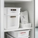 image 5 of SmartStore Lightweight & Durable Basket Recycled 10 Storage Box, 6L,White