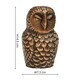 image 7 of Cast Aluminium Owl Candle Holder - Aluminium - L8.5 x W7.5 x H14.5 cm - Antique Copper | Brown | 1