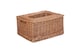 image 2 of Wicker Double Steamed Open Storage Baskets Set of 4 | Brown | Brown | Not provided