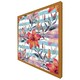 image 1 of Bouquet of watercolour tiger lilies (Picutre Frame) Brown | Oak | XL
