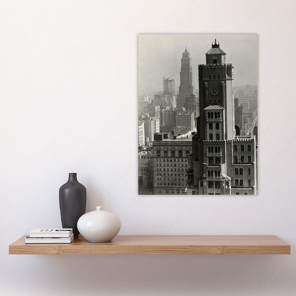 image 1 of New York City view Alfred Stieglitz Huge Wall Art Print 18X24 In
