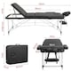 image 3 of Yaheetech Adjustable 3 Fold Massage Bed with Headrest and Hand Pallet