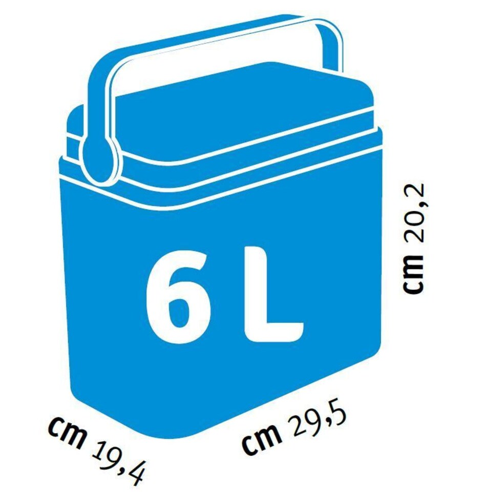 image 1 of 6L Cooler Box for Camping & Beach | Multi | 1