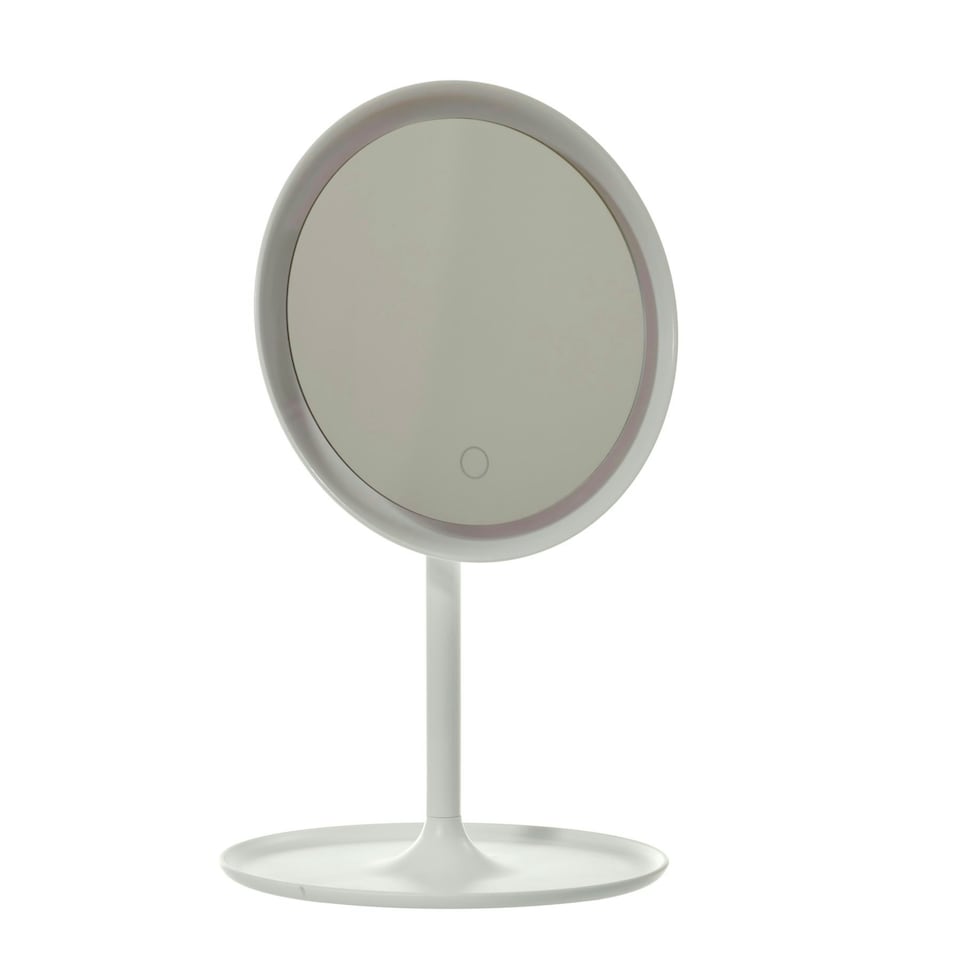 image 1 of Danielle Creations Round Backlit Mirror White